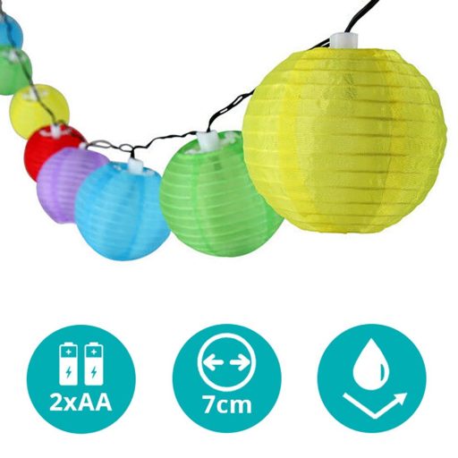 Girlanda imprezowa na baterie, 10 diod LED