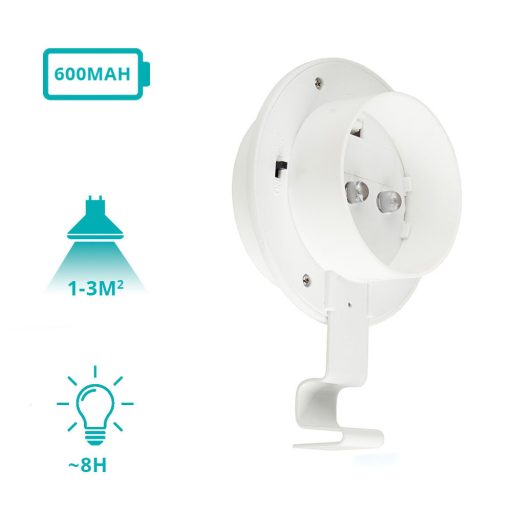 Lampa solarna, 2 szt - biała