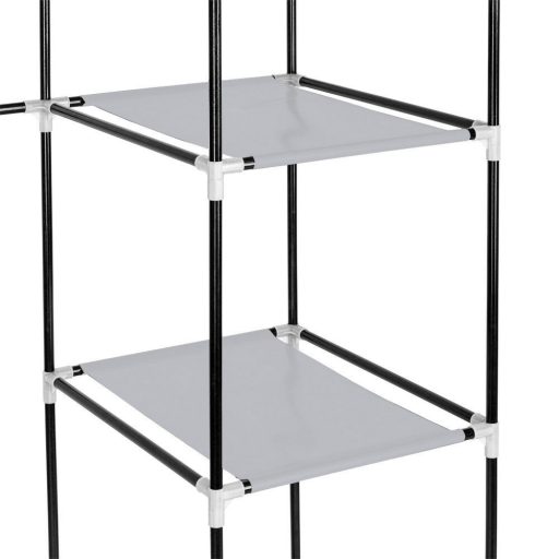 Mobilna szafa do ubrań 130x45x170 cm-niebieska