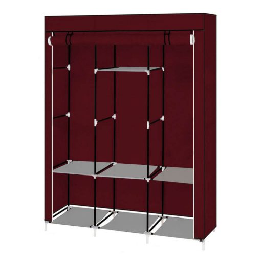 Mobilna szafa do ubrań 130x45x170 cm