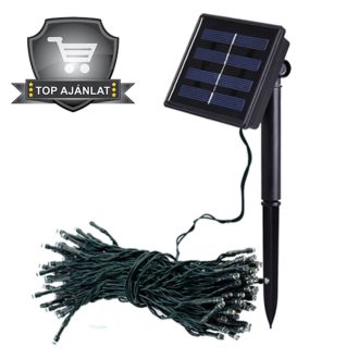 Lampki solarne, ozdobne, 100 diod LED