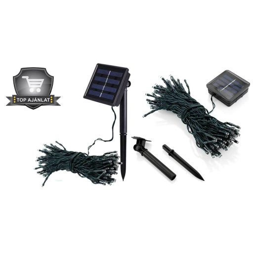 Lampki solarne, ozdobne, 100 diod LED