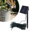 Lampki solarne, ozdobne, 100 diod LED-20 metrowy, kolorowy