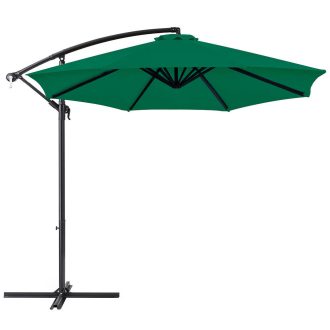   Parasol ogrodowy, wiszący, 2,7 m - dostępny w kilku kolorach-zielony
