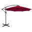 Parasol ogrodowy, wiszący, 2,7 m - dostępny w kilku kolorach-czerwony