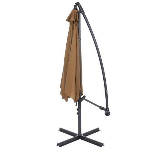 Parasol ogrodowy, wiszący, 2,7 m - dostępny w kilku kolorach-khaki
