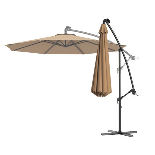 Parasol ogrodowy, wiszący, 2,7 m - dostępny w kilku kolorach-khaki