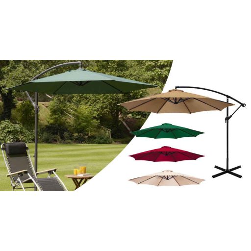 Parasol ogrodowy, wiszący - dostępny w kilku kolorach