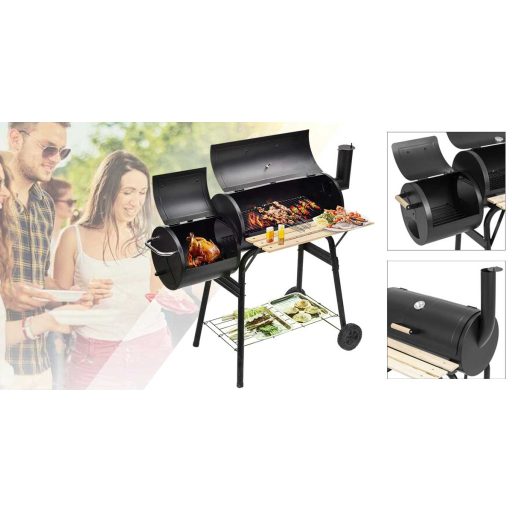 2w1 grill ogrodowy + wędzarnia