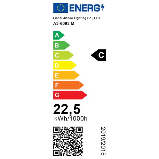 Sznur świetlny LED, wodoodporny, 15 lampek z diodami LED, gwint E27, 14,6 m, barwa światła ciepła biel