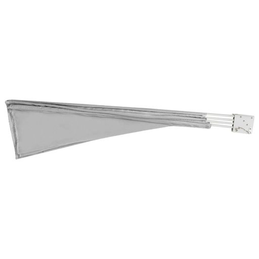 Wachlarz, osłona balkonowa, 140 cm, w 2 kolorach-szary