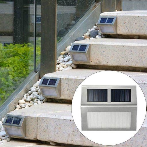 Lampa solarna na ścianę LED, 4 szt