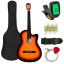 Gitara akustyczna dla początkujących, z tunerem w prezencie, w 2 kolorach