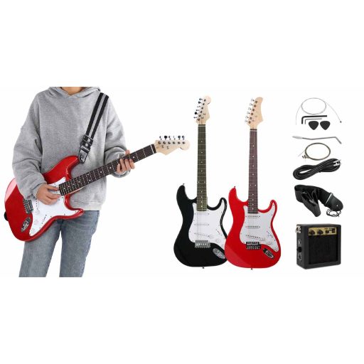 Gitara elektryczna dla początkujących, ze wzmacniaczem w prezencie