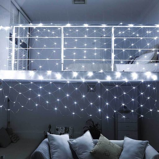 Siatka LED-owa, 128 LED-ów, w 2 kolorach, zimna biel