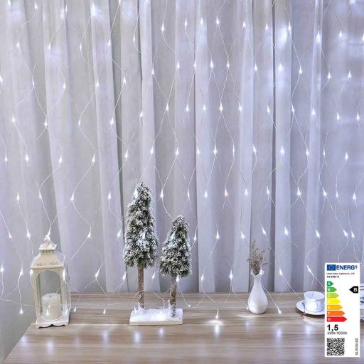 Siatka LED-owa, 128 LED-ów, w 2 kolorach, zimna biel