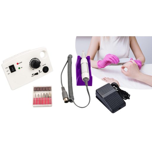 Frezarka do pedicure, manicure z pedałem nożnym