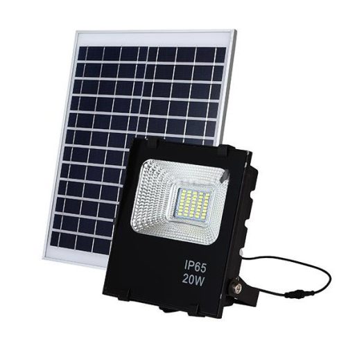 Reflektor LED z panelem solarnym - 20 W