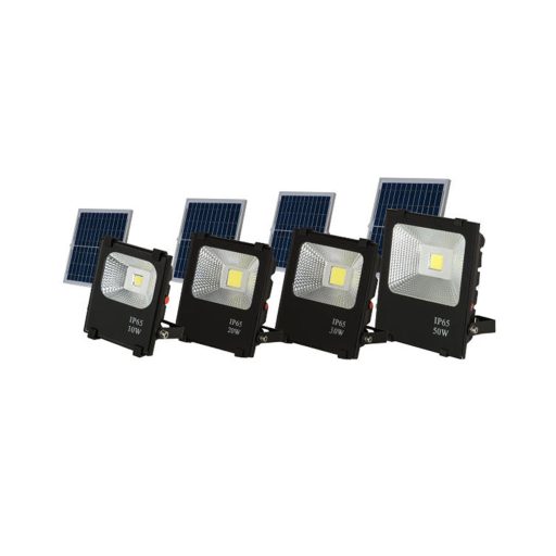 Reflektor LED z panelem solarnym, 4 rodzaje