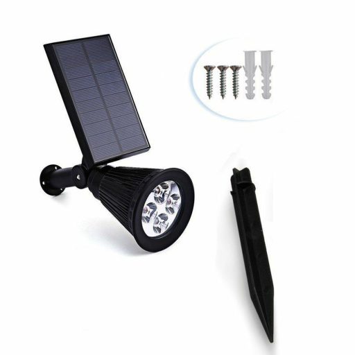 Zestaw 2x lampa solarna, oświetlenie dekoracyjne budynków