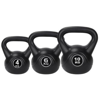 Zestaw kettlebell, 3 szt, 4-6-10 kg-owe