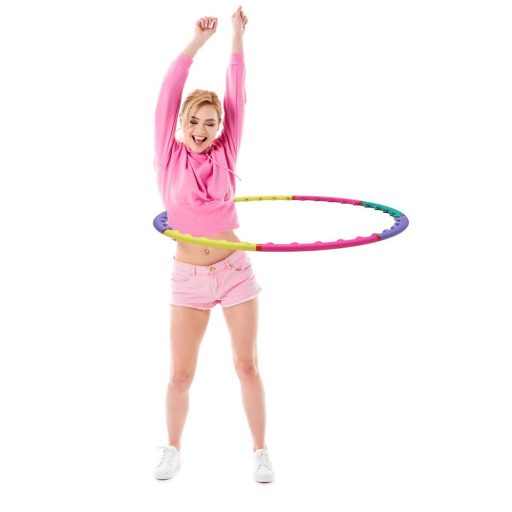 Kolorowe koło hula hoop, 98 cm
