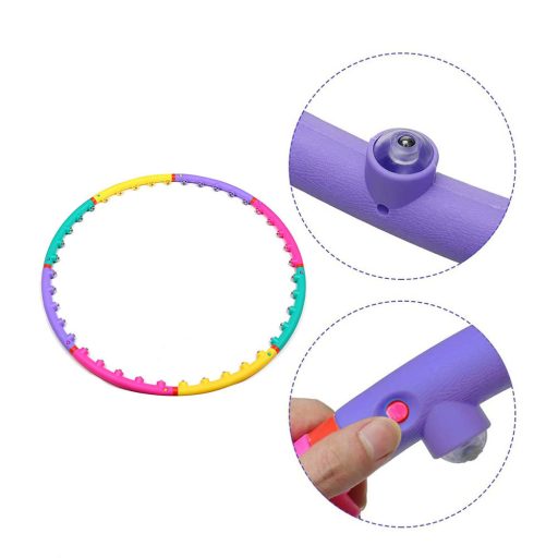 Kolorowe koło hula hoop, 98 cm