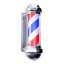 Plafon podświetlany barber shop