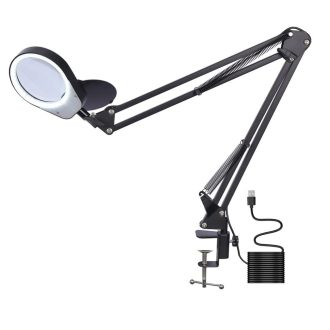 Lupa biurkowa z 2 soczewkami LED