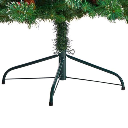 Sztuczna choinka z 100 diodami LED, ciepła biel, 120 cm