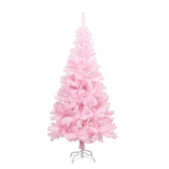Różowa sztuczna choinka - w kilku rozmiarach -120 cm-owa