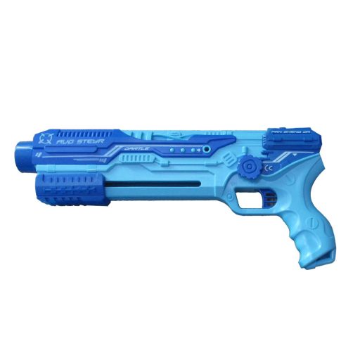Pistolet dla dzieci z akcesoriami, w kilku rodzajach-niebieski