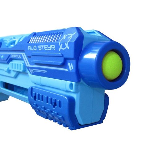 Pistolet dla dzieci z akcesoriami, w kilku rodzajach-niebieski