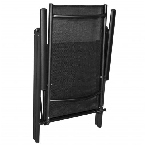 Aluminiowe składane krzesło ogrodowe, 2 szt