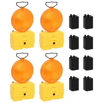 Lampa ostrzegawcza drogowa, 4 szt