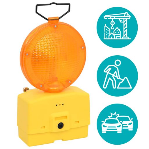 Lampa ostrzegawcza drogowa, 4 szt