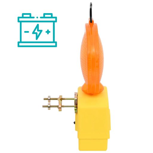Lampa ostrzegawcza drogowa, 4 szt
