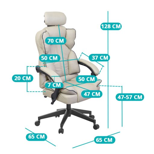Krzesło obrotowe szefowskie LUX, w kilku kolorach