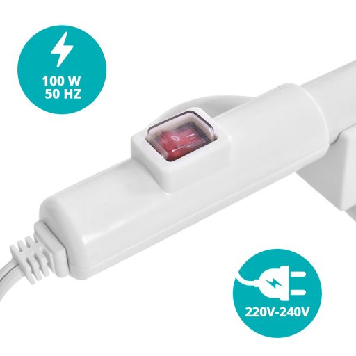 Elektryczna suszarka do ręczników w kształcie litery S
