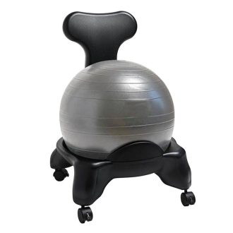 Krzesło fitness z piłką 55 cm