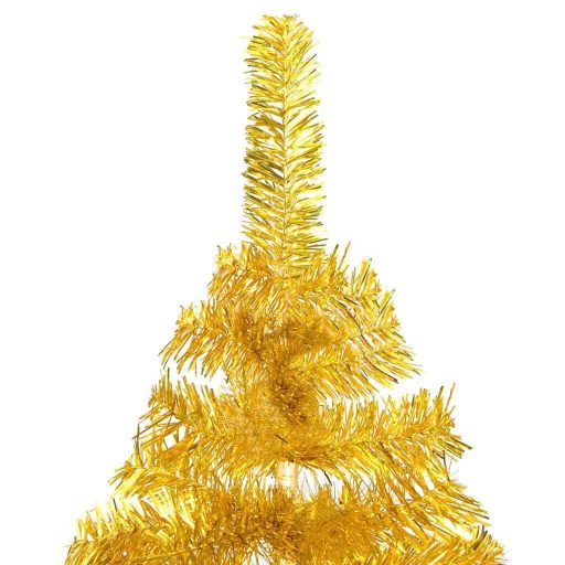 Złota choinka sztuczna, 120cm 230 gałęzi