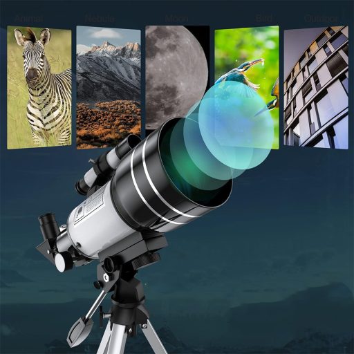 Hobby teleskop astronomiczny z adapterem do telefonu komórkowego i stojakiem