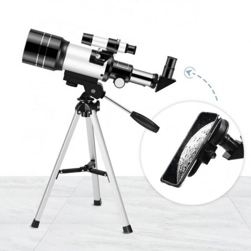 Hobby teleskop astronomiczny z adapterem do telefonu komórkowego i stojakiem