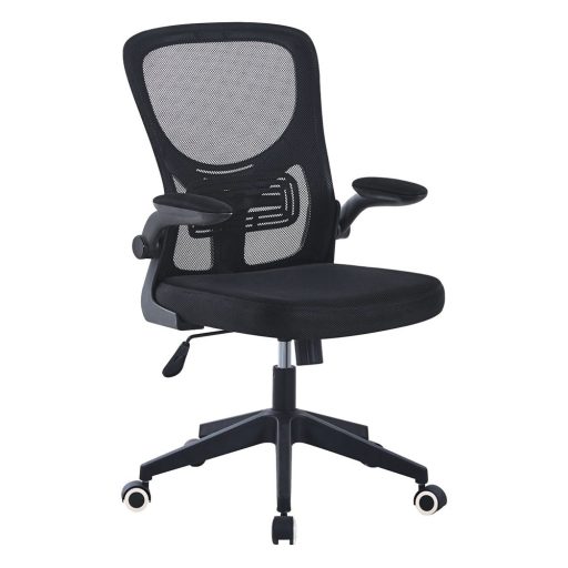 Ergonomiczne krzesło biurowe z podnoszonymi podłokietnikami