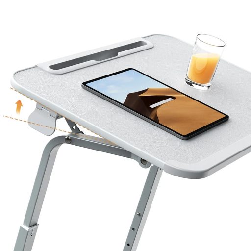 Regulowany stół śniadaniowy z podstawą na tablety, w kilku kolorach