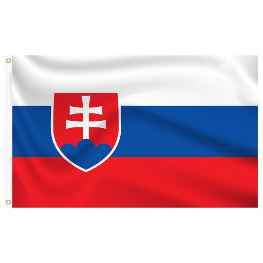 Maszt 90x150cm ze słowacką flagą