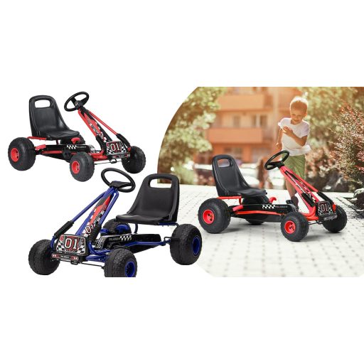 Pedal go-kart dla dzieci, różne kolory