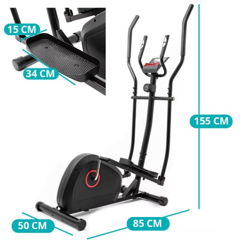 Elliptical Trainer z cyfrowym wyświetlaczem