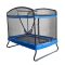 Trampolina dla dzieci z huśtawką i siatką zabezpieczającą