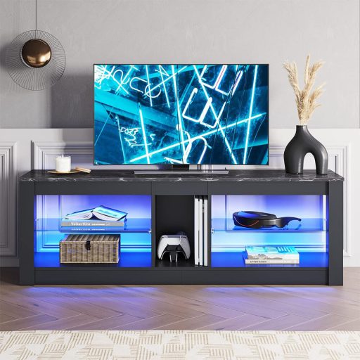 Szafka RTV z oświetleniem LED